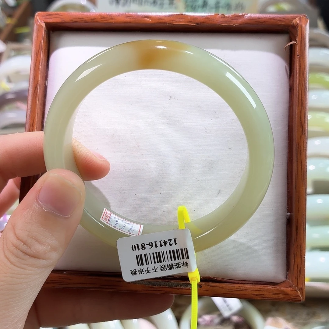 未镶嵌手镯和田玉35 56.57