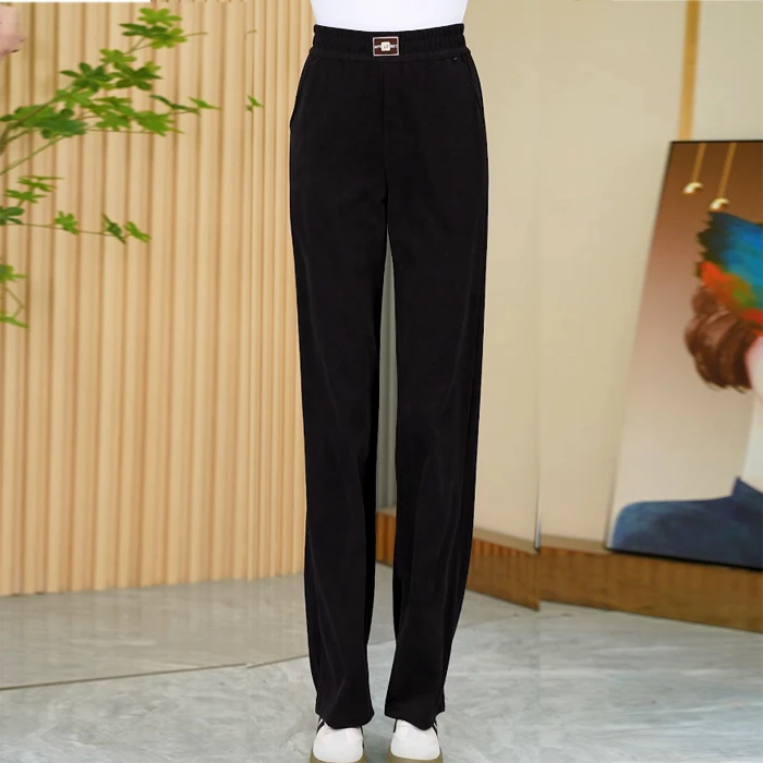 2025春装新款时尚直筒宽松休闲直筒裤子