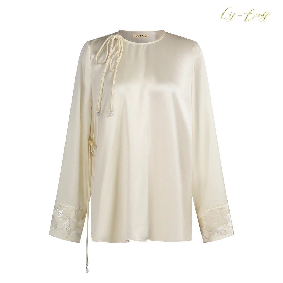 【彤姐原创】春夏气质设计感轻奢休闲时尚国风简约衬衫上衣S24H036