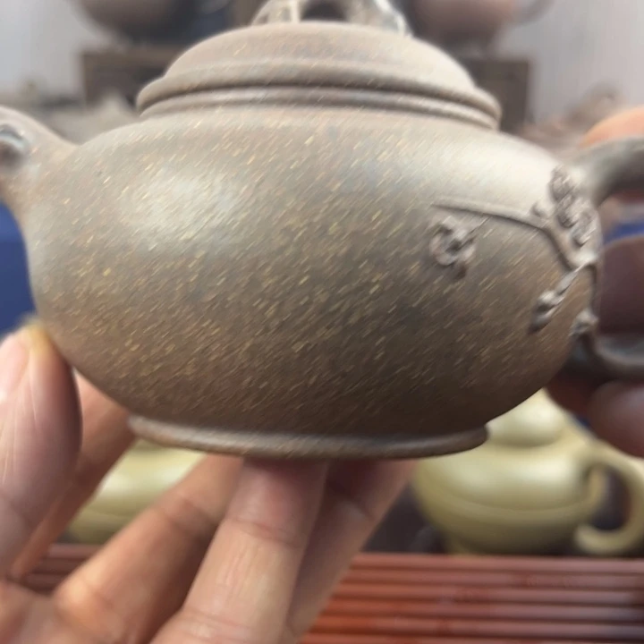 战***神茶壶紫砂梅花小园壶6拼