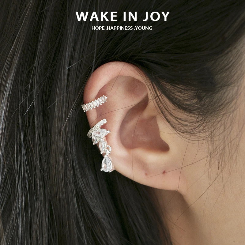 合金耳饰 2025夏季新款镀K金气质耳骨夹精致仙气小香风无耳洞耳饰