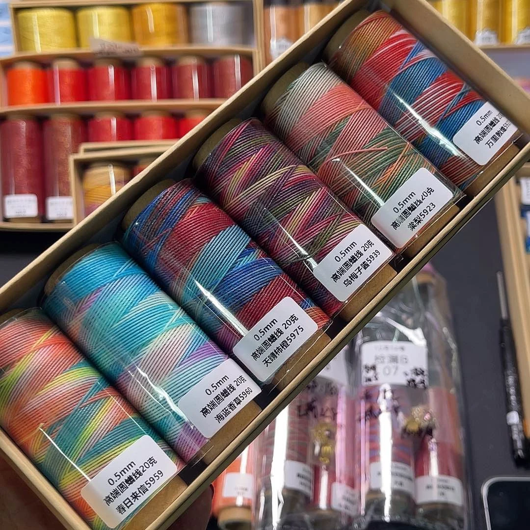 J381/0.5段染圆蜡6色套盒