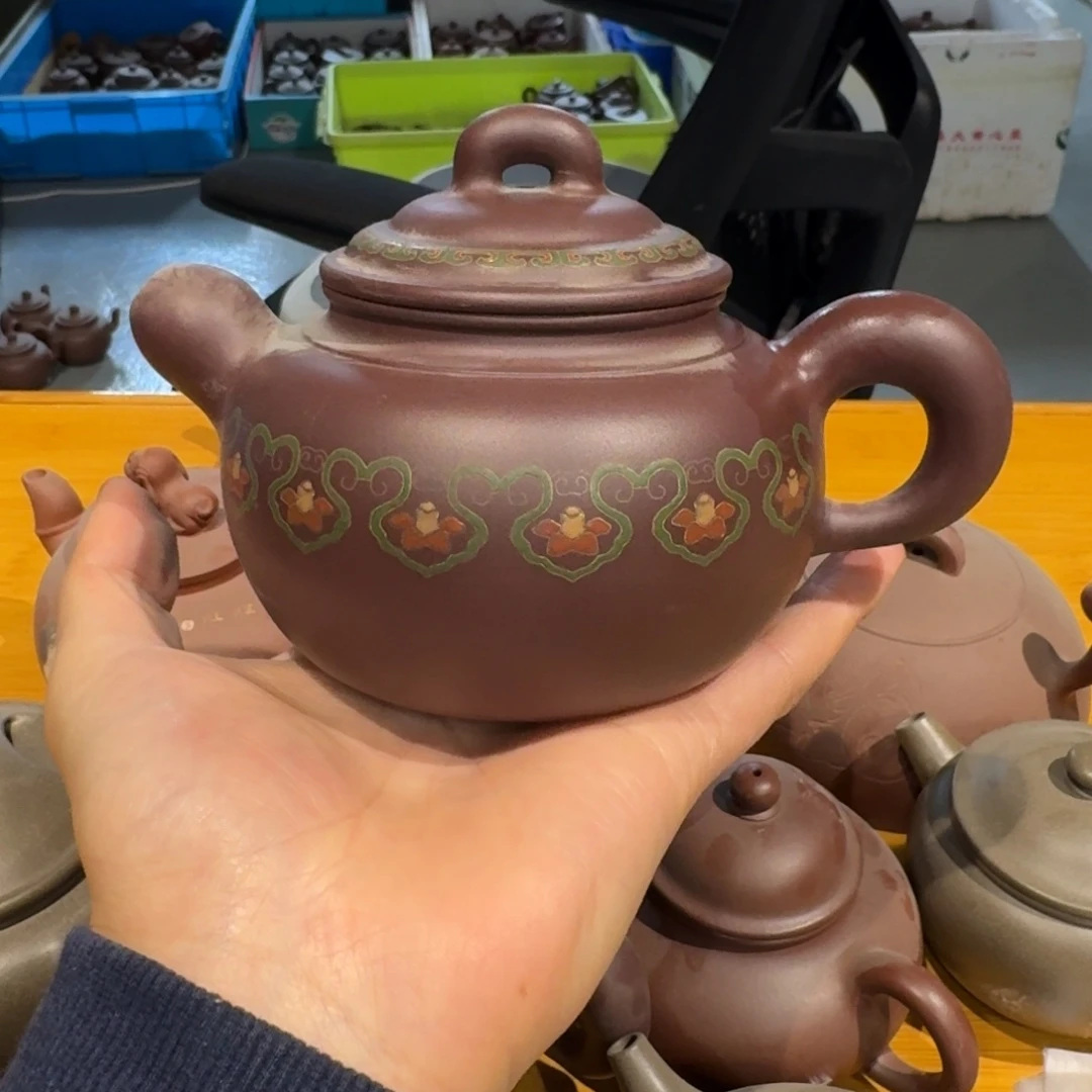 念***影茶壶紫砂原矿原石的制作方法