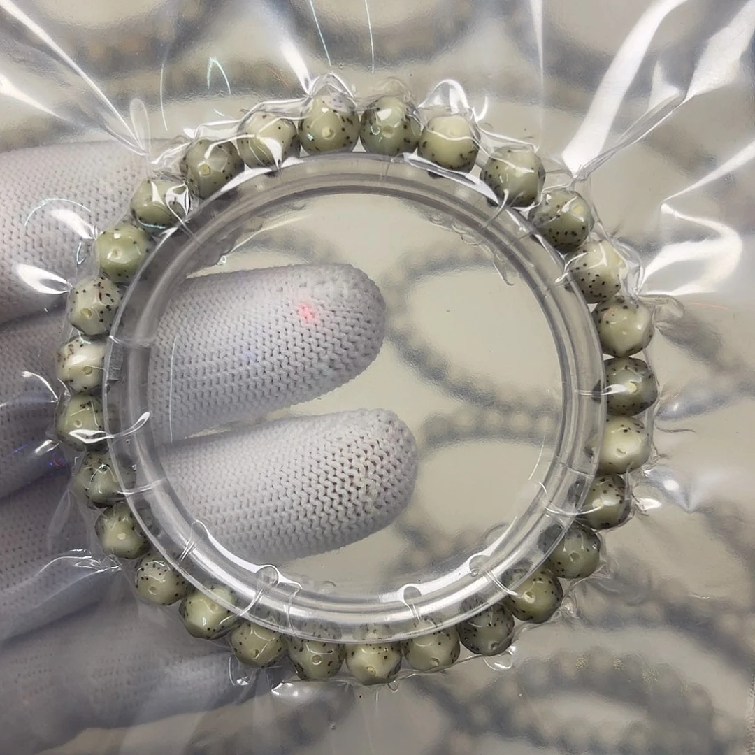 星月菩提手串8改满工无相冰糖料