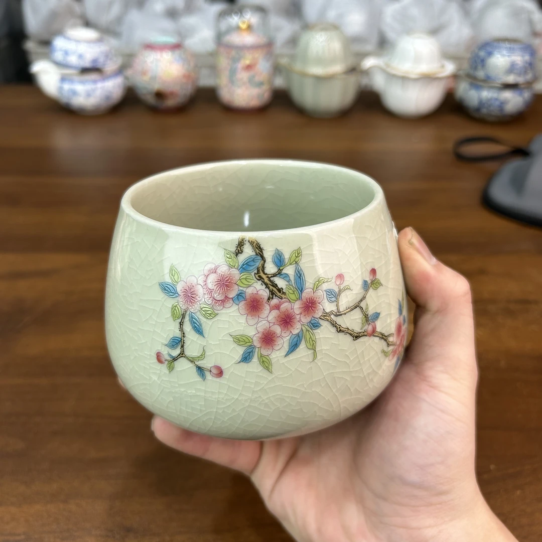 G307-汝窑桃花茶洗