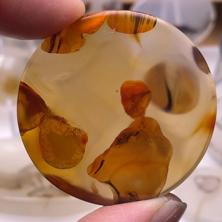 玛瑙/玉髓未镶嵌吊坠(不含链)