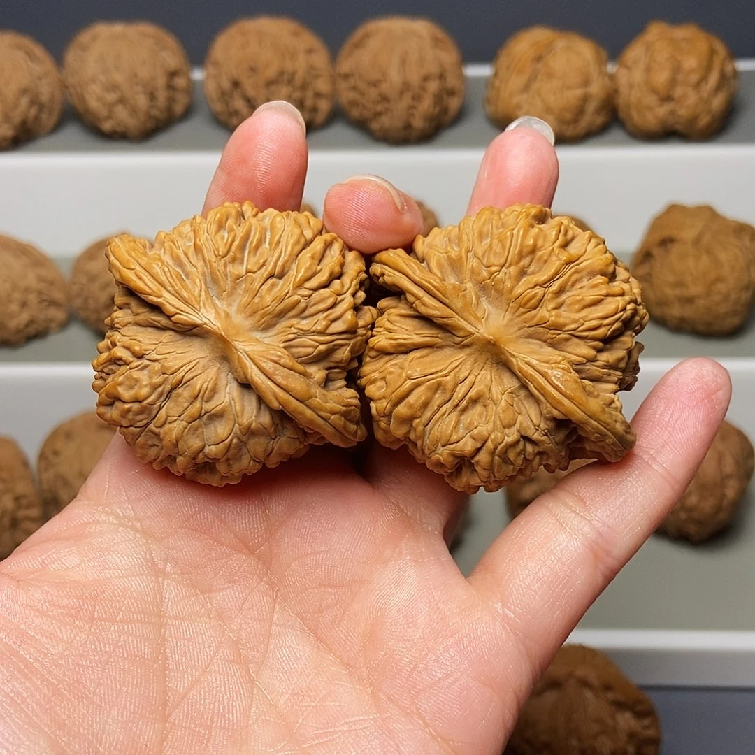 吊坠文玩核桃46柿饼楼全品