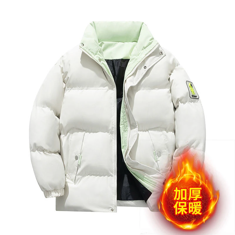 NASA联名加棉加厚夹克外套男士秋冬季青少年港风潮流宽松情侣棉衣