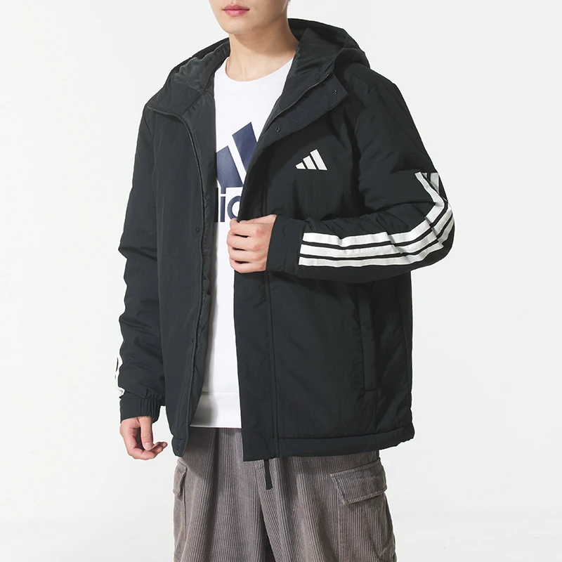 adidas阿迪达斯男装棉服冬季新款连帽运动外套保暖潮流棉羽JY8303