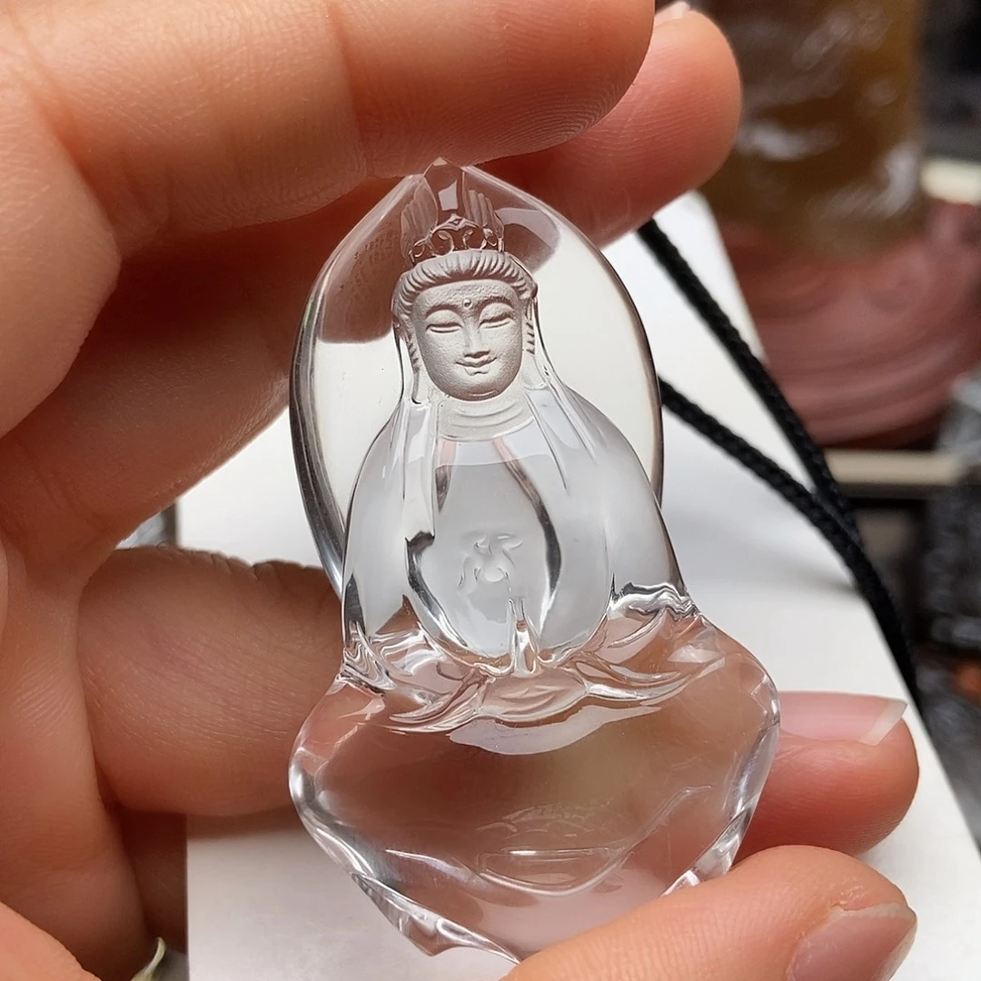 颈饰未镶嵌水晶吊坠