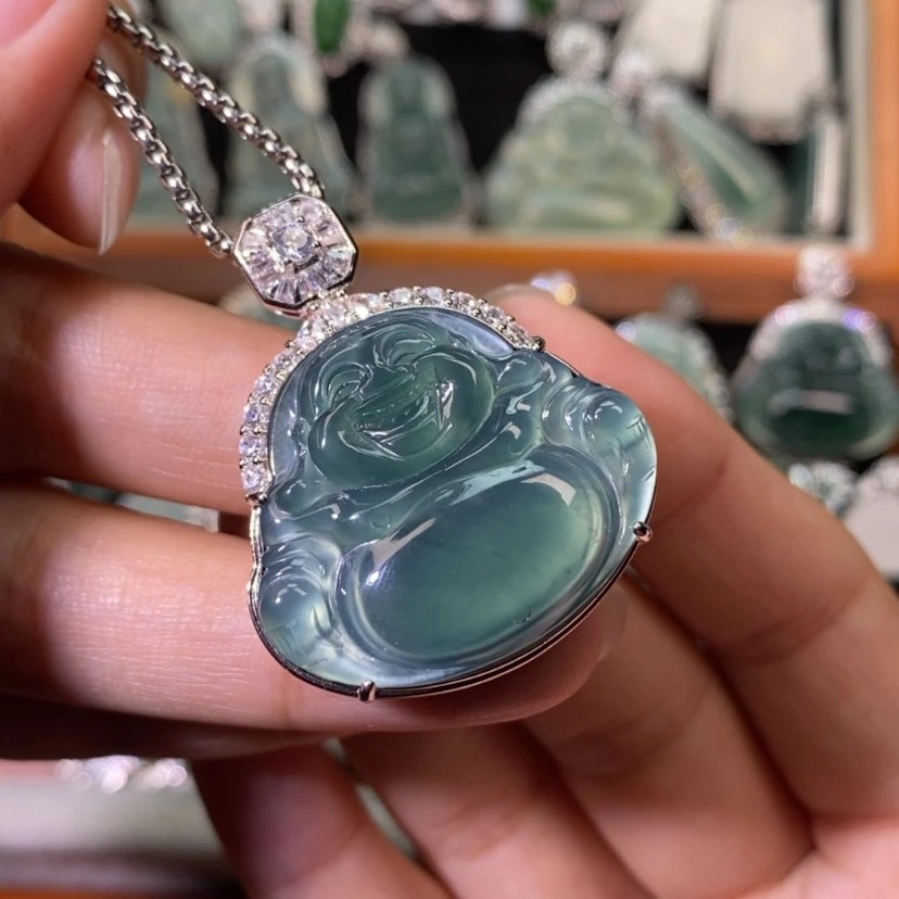 【闪购商品】翡翠未镶嵌颈饰天然