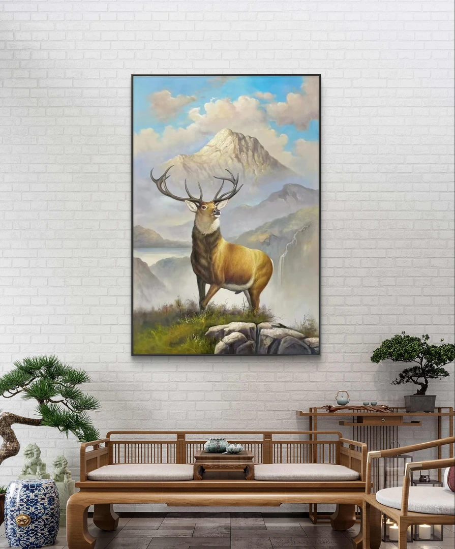 手工油画80-120客厅卧室油画沙发餐厅书房配画