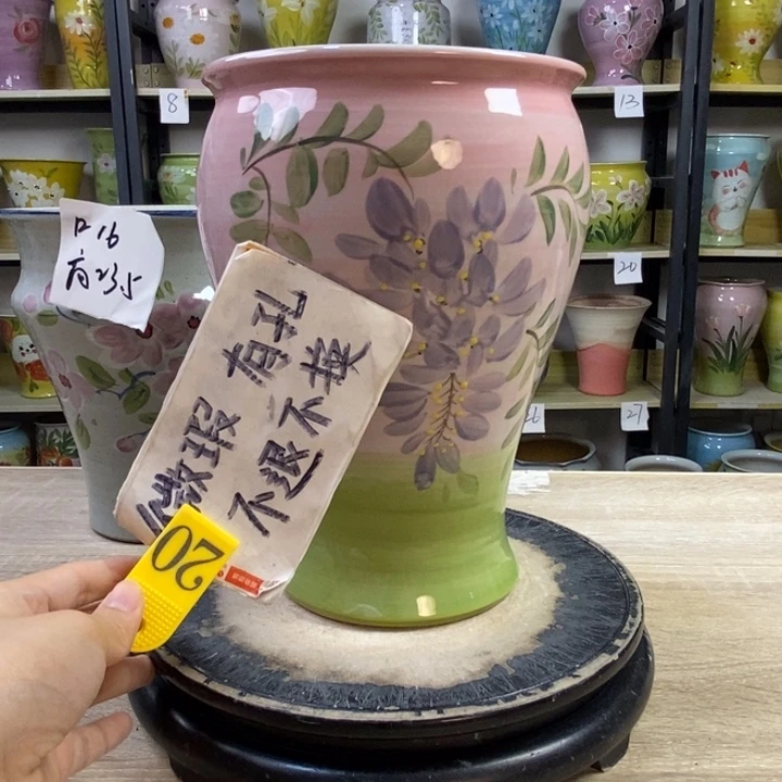 景德镇高温陶瓷花盆