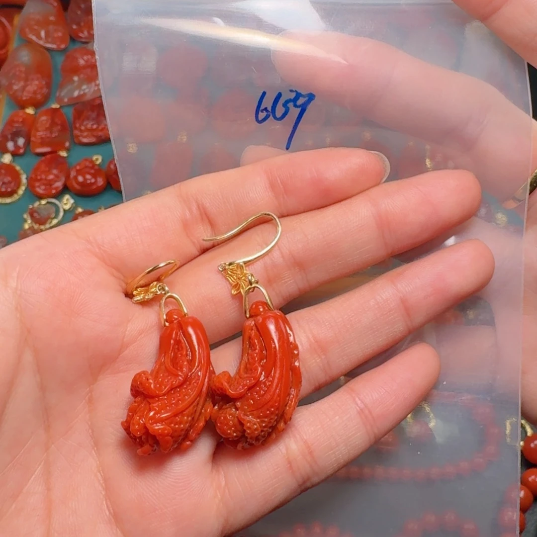 南红玛瑙南红银S925镶嵌