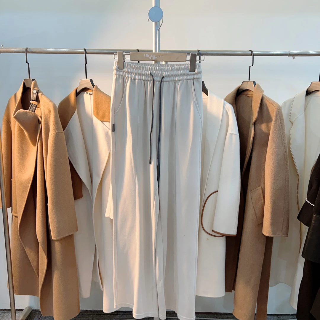 新款设计感工装阔腿长裤T215