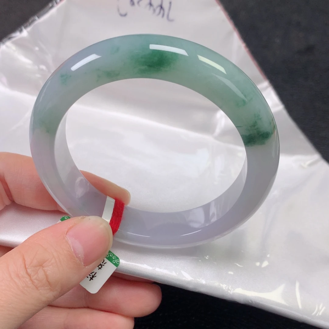未镶嵌手镯翡翠缅甸天然翡翠手镯5657