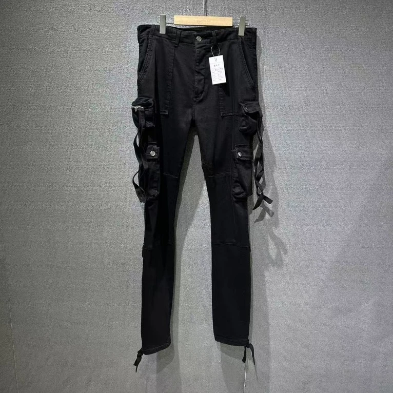95新 maje Rick Owens(pm)多口袋绑带炮弹裤 33码/2242