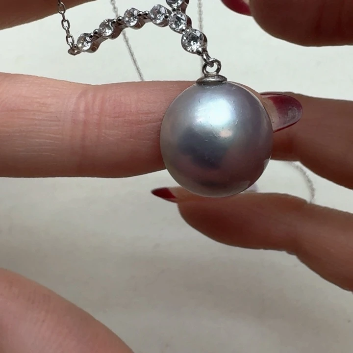 拼合珍珠（马贝珠）颈饰未镶嵌