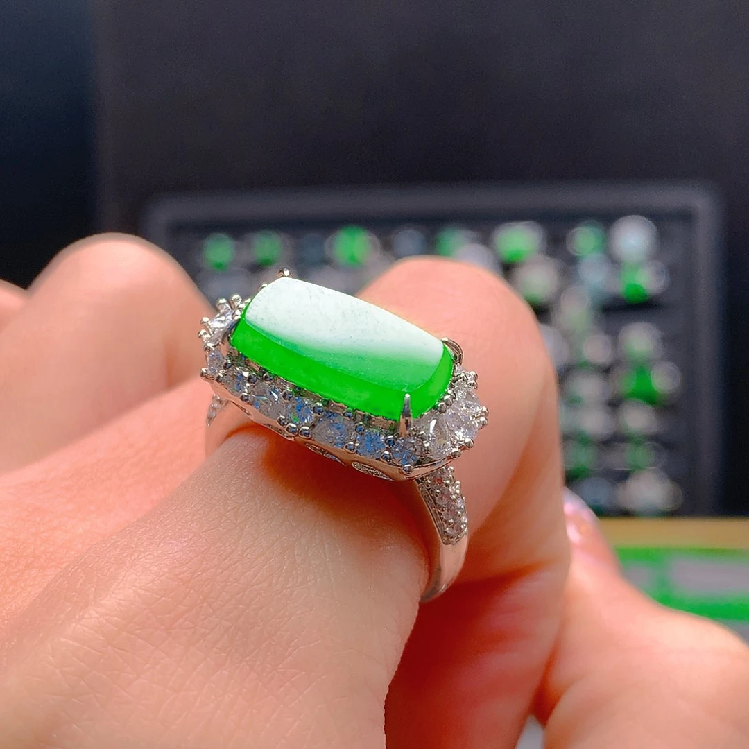 未镶嵌戒指翡翠天然翡翠