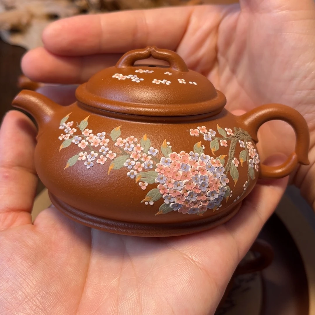 茶壶紫砂宜兴紫砂茶具半手工制作
