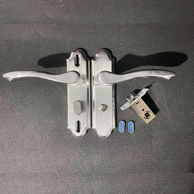 不锈钢卫浴锁11孔-12.5孔家用室内房门卫生间厕所洗手间门锁把手