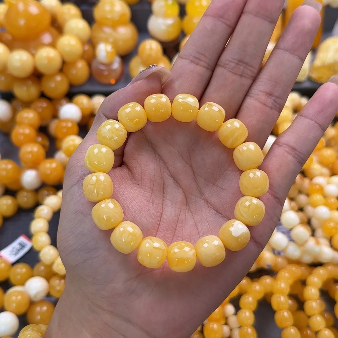蜜蜡未镶嵌珠宝奇石同料13mm
