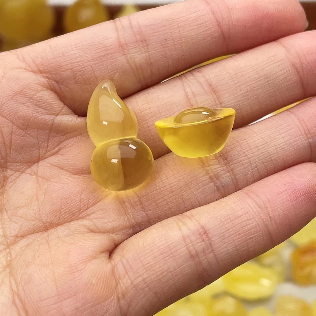 琥珀未镶嵌吊坠(不含链)