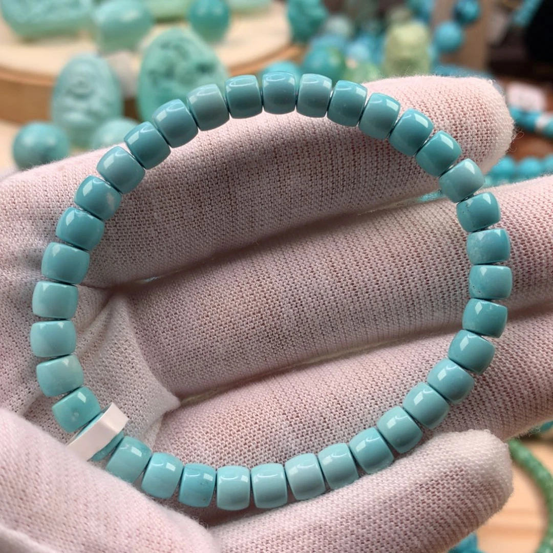 绿松石未镶嵌珠宝奇石5.5mm