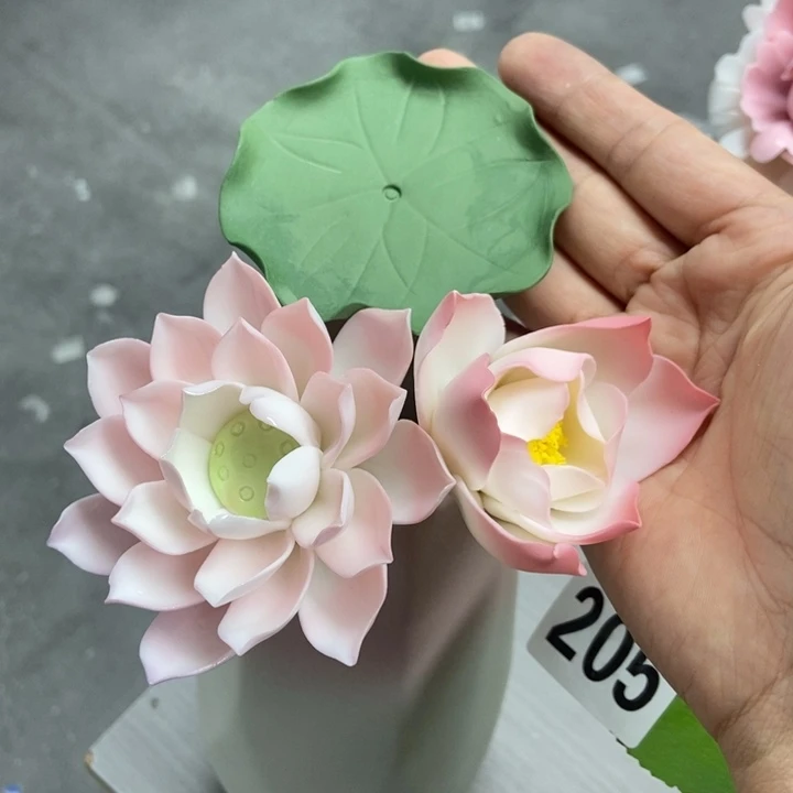 陶瓷手工制作陶瓷花