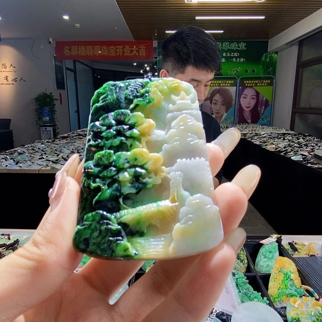 颈饰未镶嵌翡翠翡翠