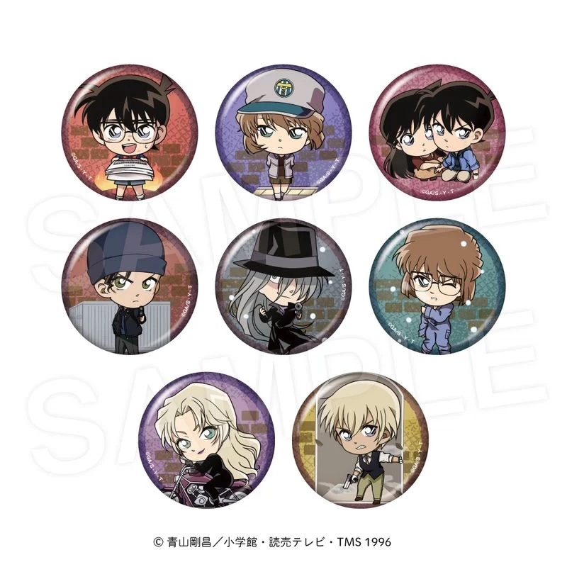 【名侦探柯南】playback系列2  回忆 徽章/吧唧 全8款