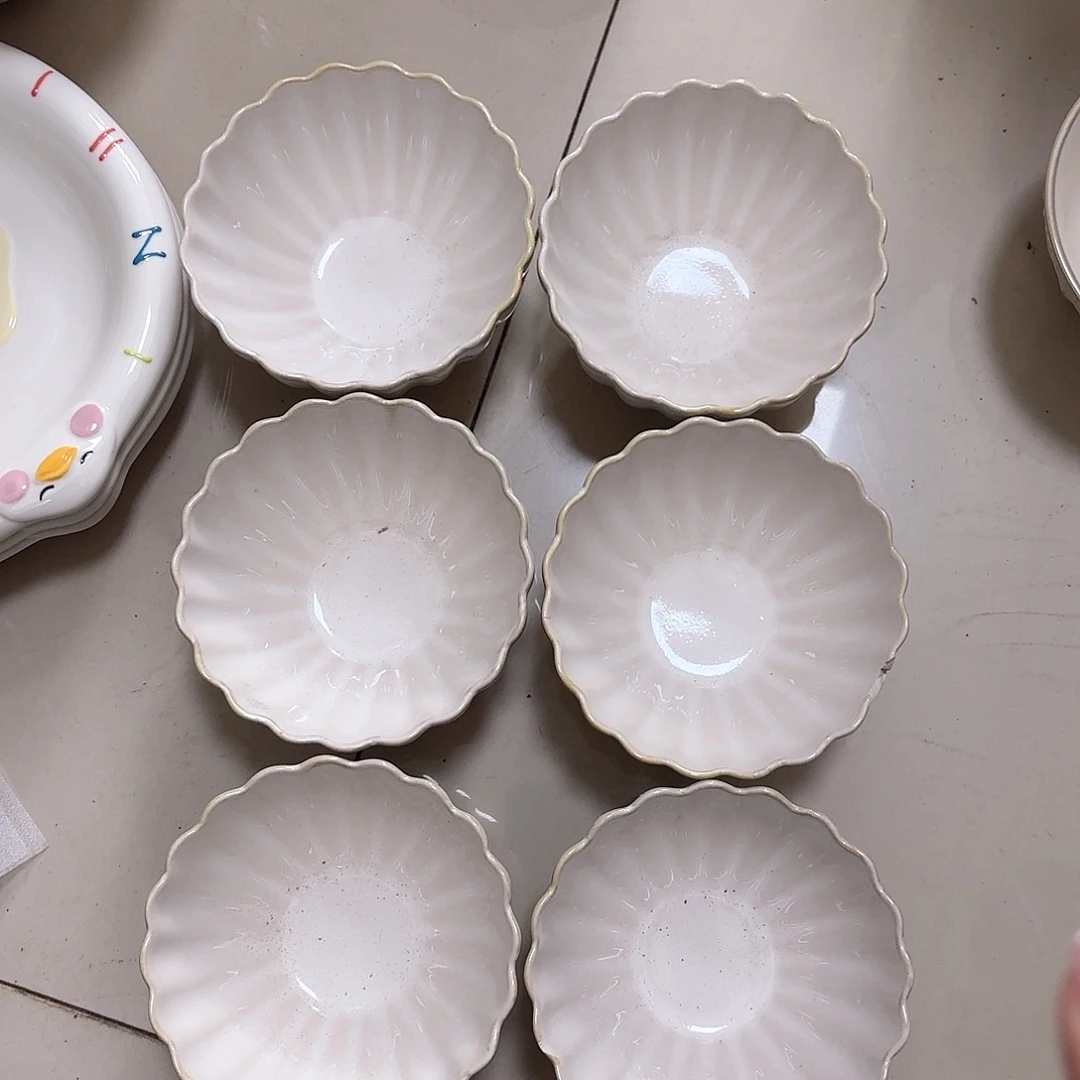 瓷片瑕疵特价陶瓷米饭碗