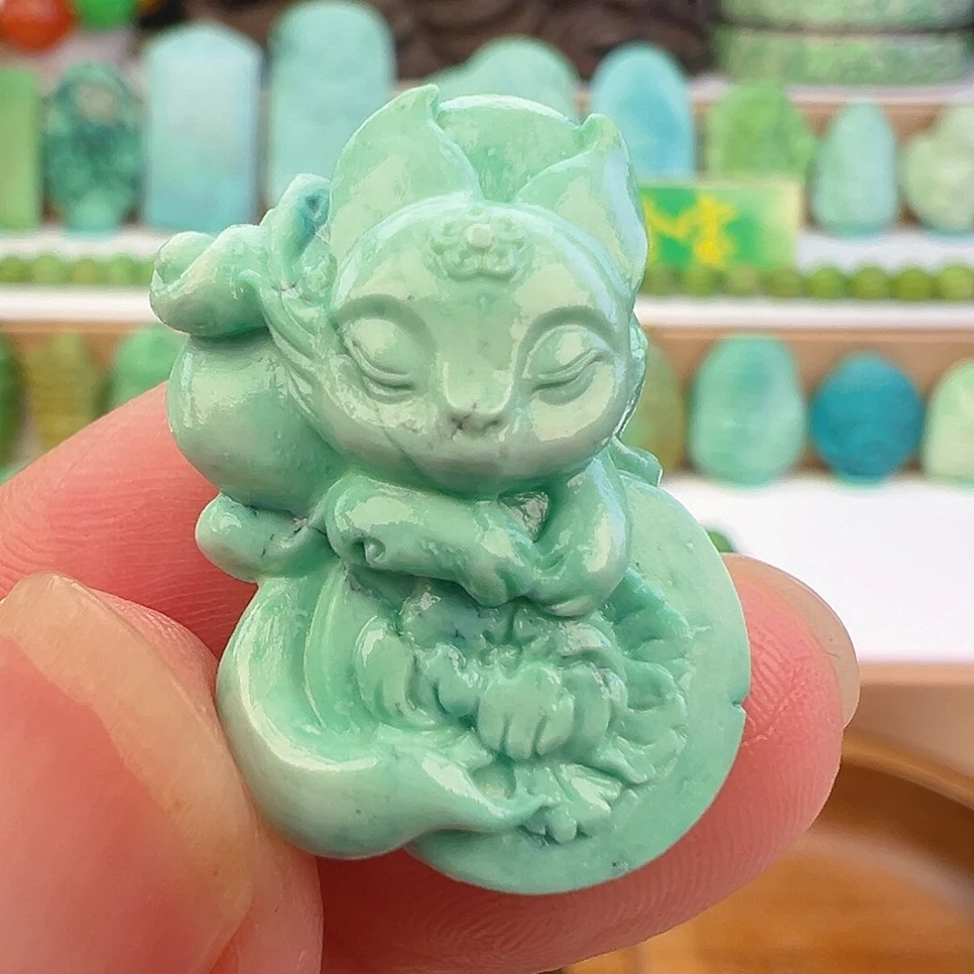 未镶嵌绿松石项链