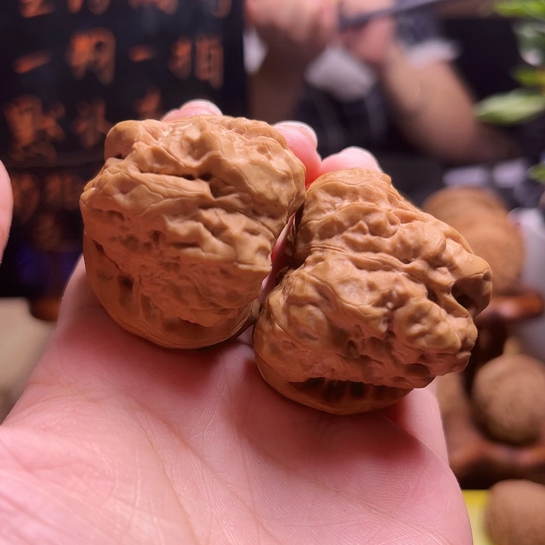 峬***峬把件文玩核桃41尺白茬蛤蟆12