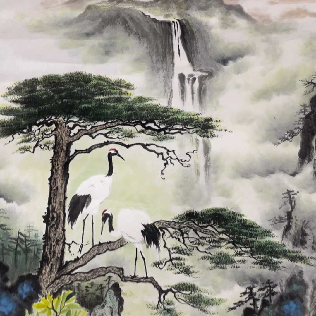 国画王传凤老师绘画