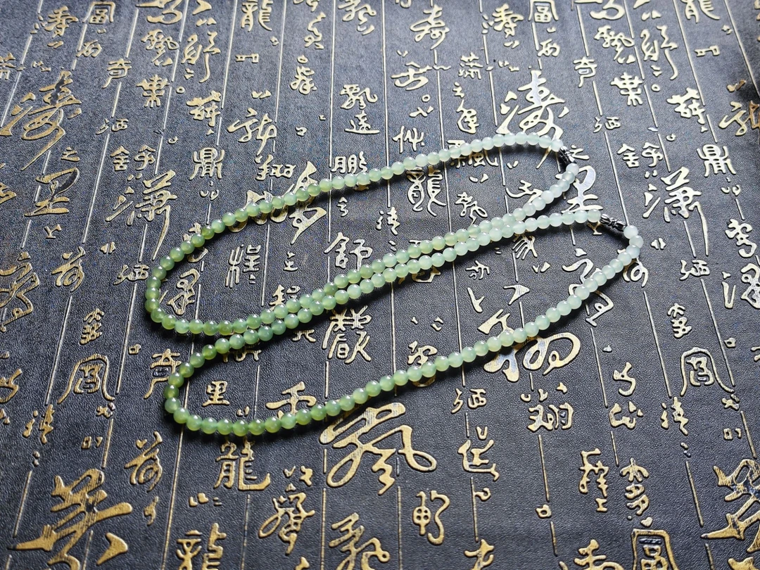 和田玉圆珠渐变妈妈链时尚百搭精美女款多样性发一件