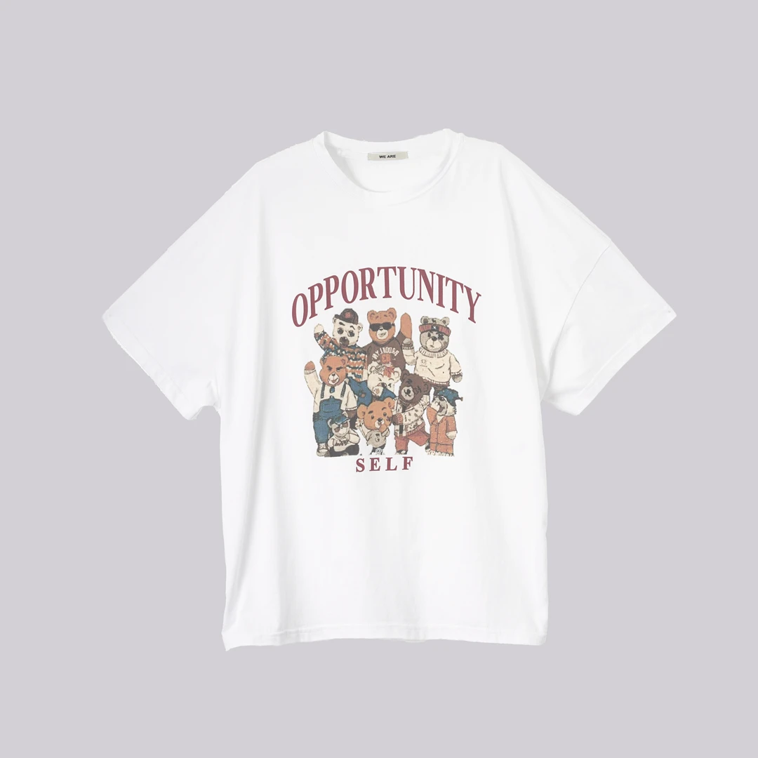 WKk  小熊一家T恤