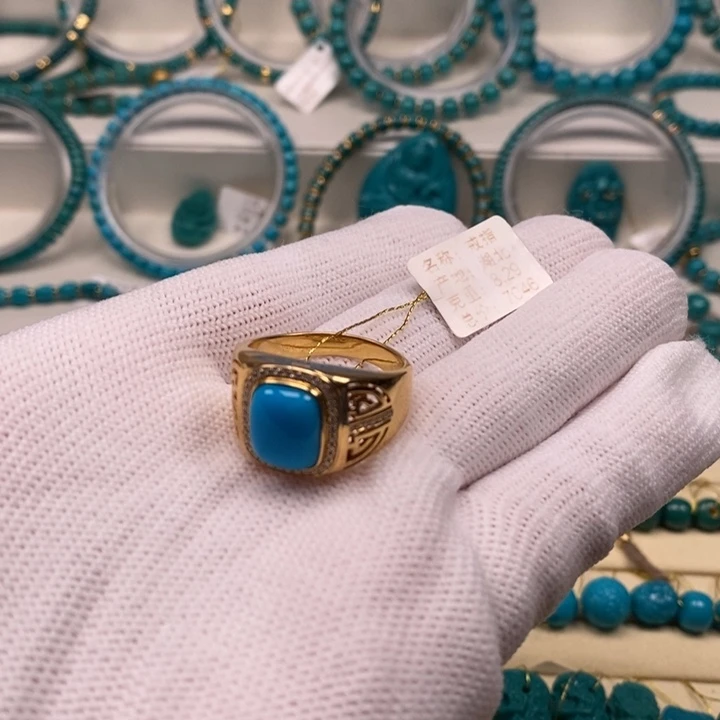 绿松石珠宝奇石未镶嵌