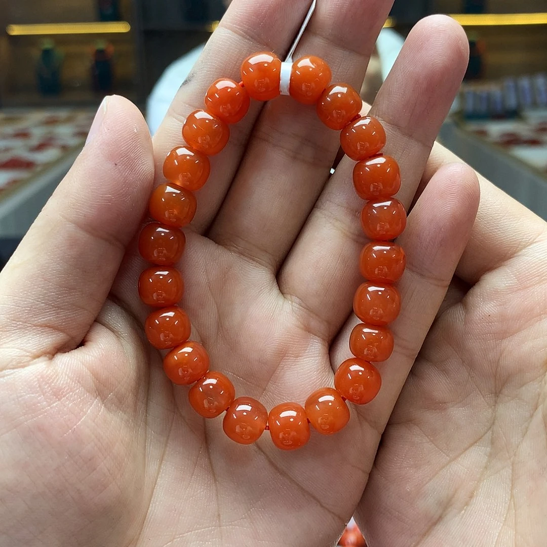 【闪购商品】南红玛瑙L冷水河老型单圈9mm未镶嵌