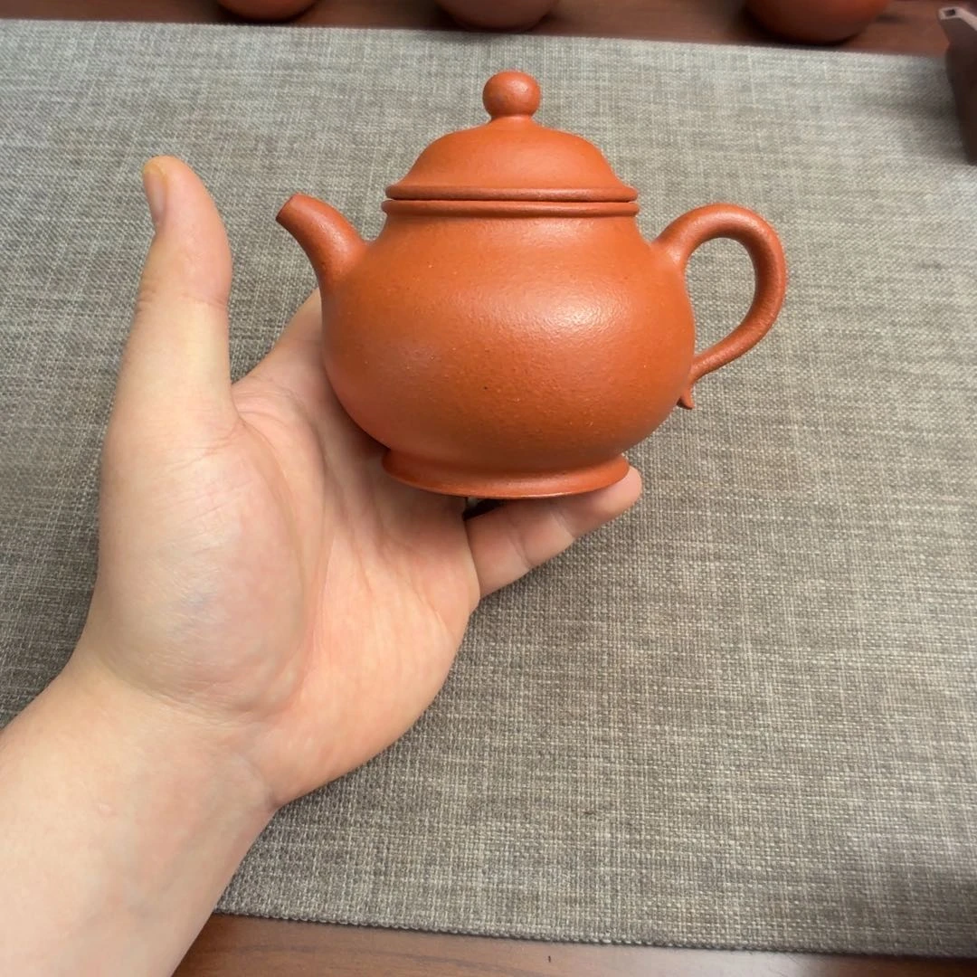 紫砂茶壶团泥高潘壶