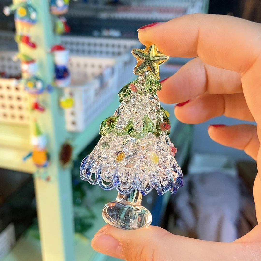 琉璃手工艺品蓝边