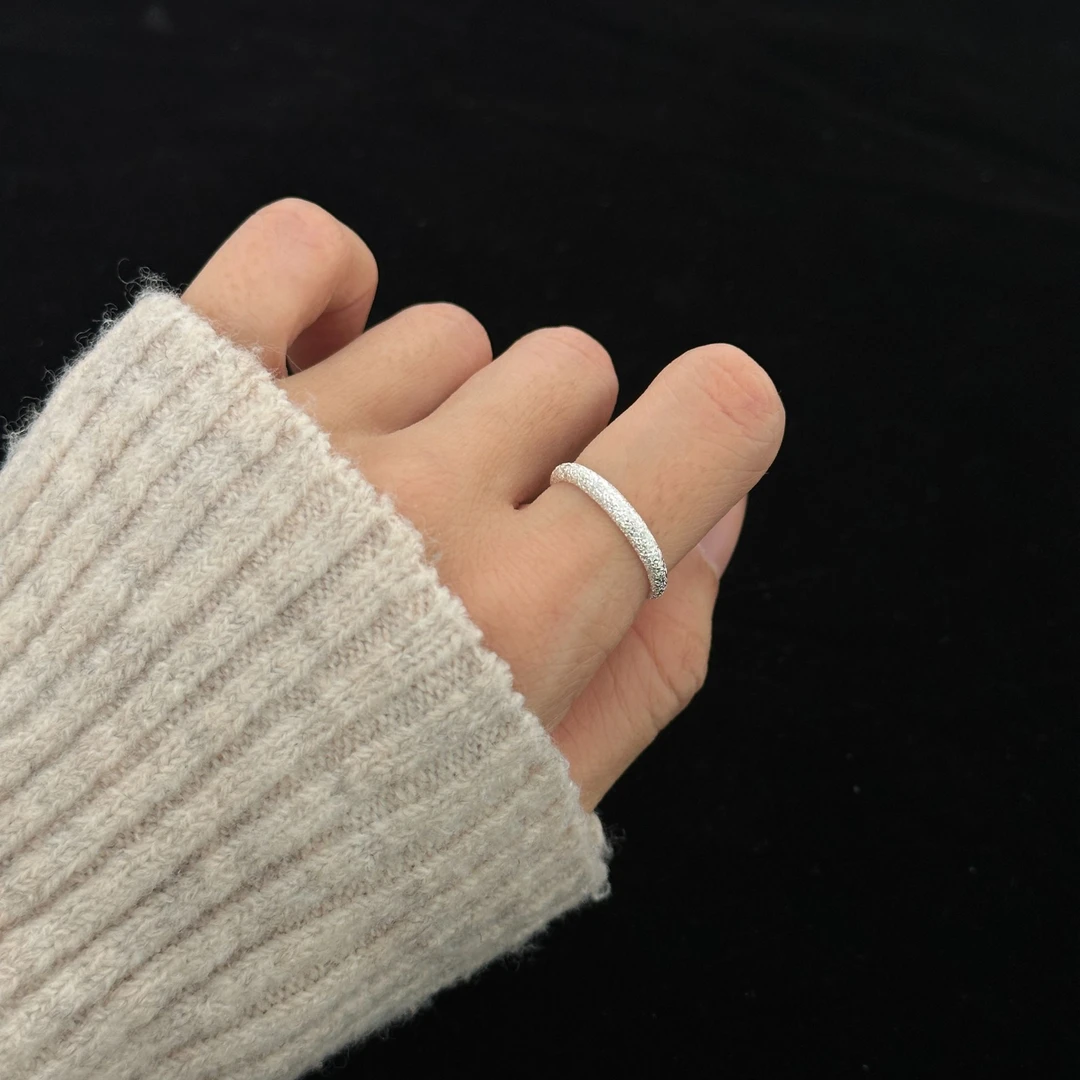 非金属布艺戒指 韩国小众品牌-s925细闪档口官配戒指