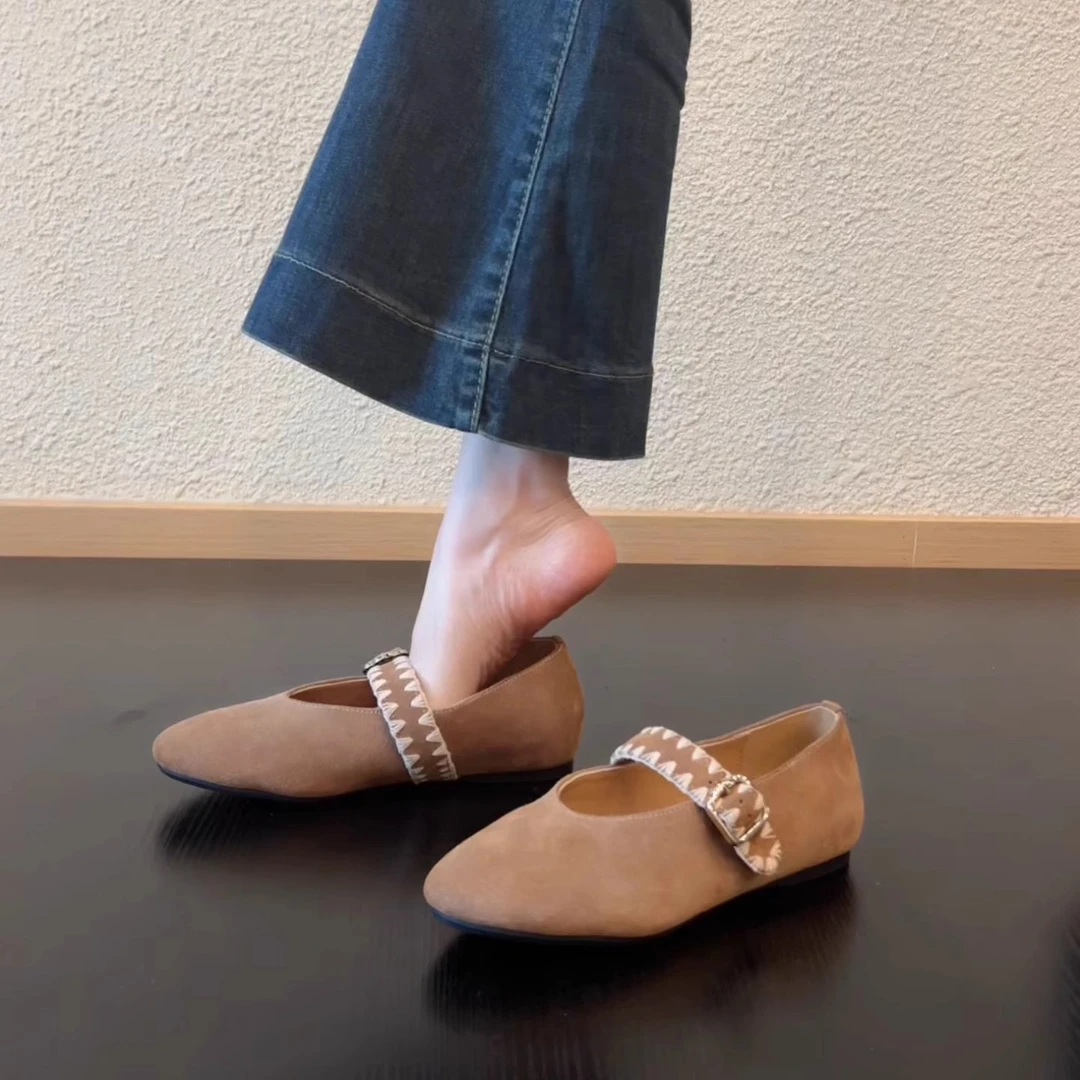 Pokoy-3cm勃肯鞋半拖鞋外穿一脚蹬浅口内增高女鞋舒适厚底