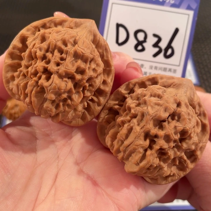 把件文玩核桃D836官帽47