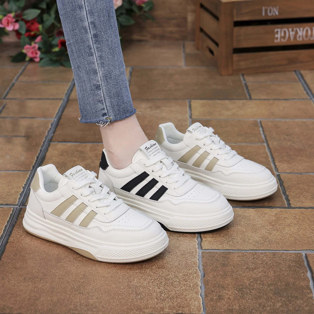 筱秀商场女鞋春季小白鞋新款透气时尚休闲ins爆款百搭平底女鞋