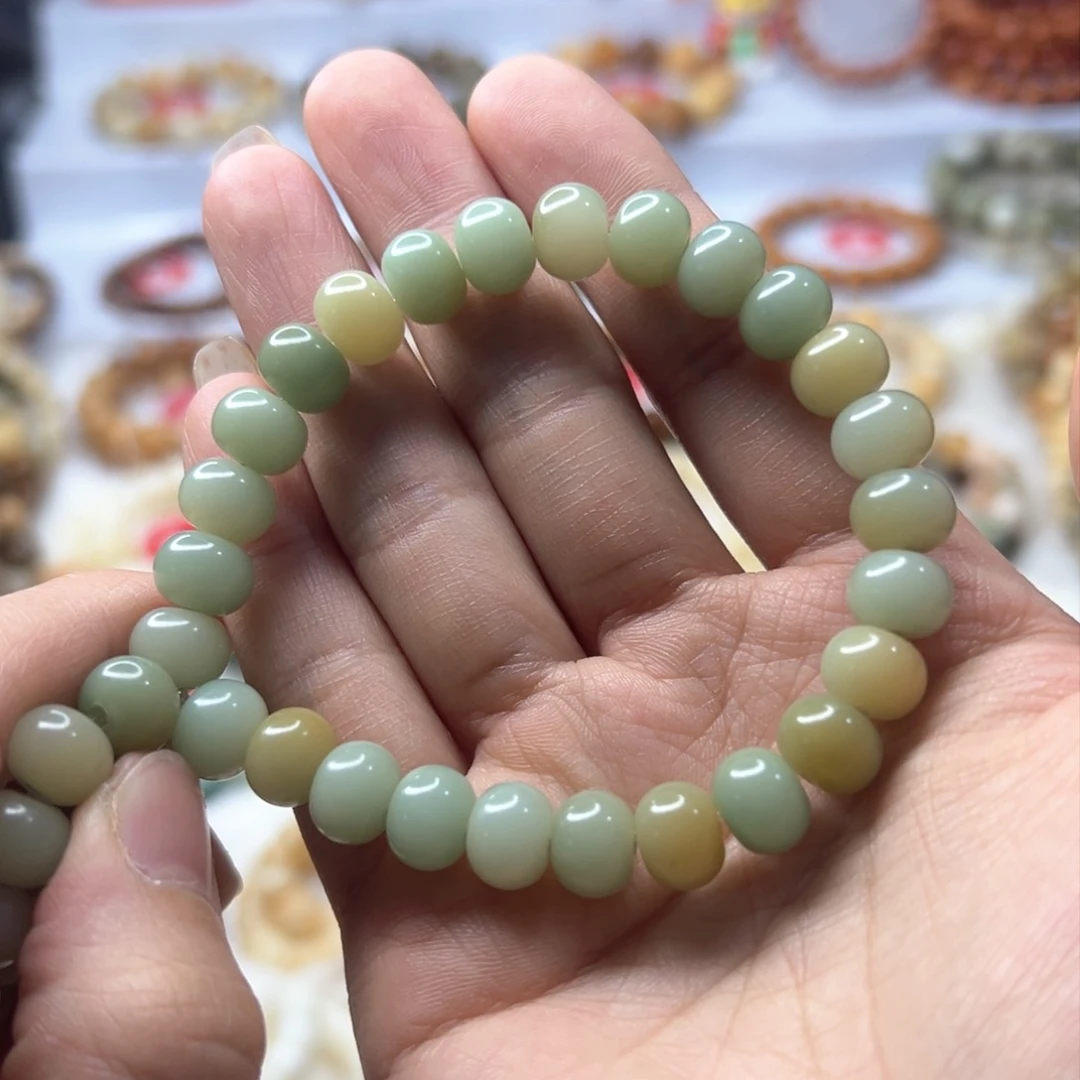 菩提根/象牙果手串小*子青柠