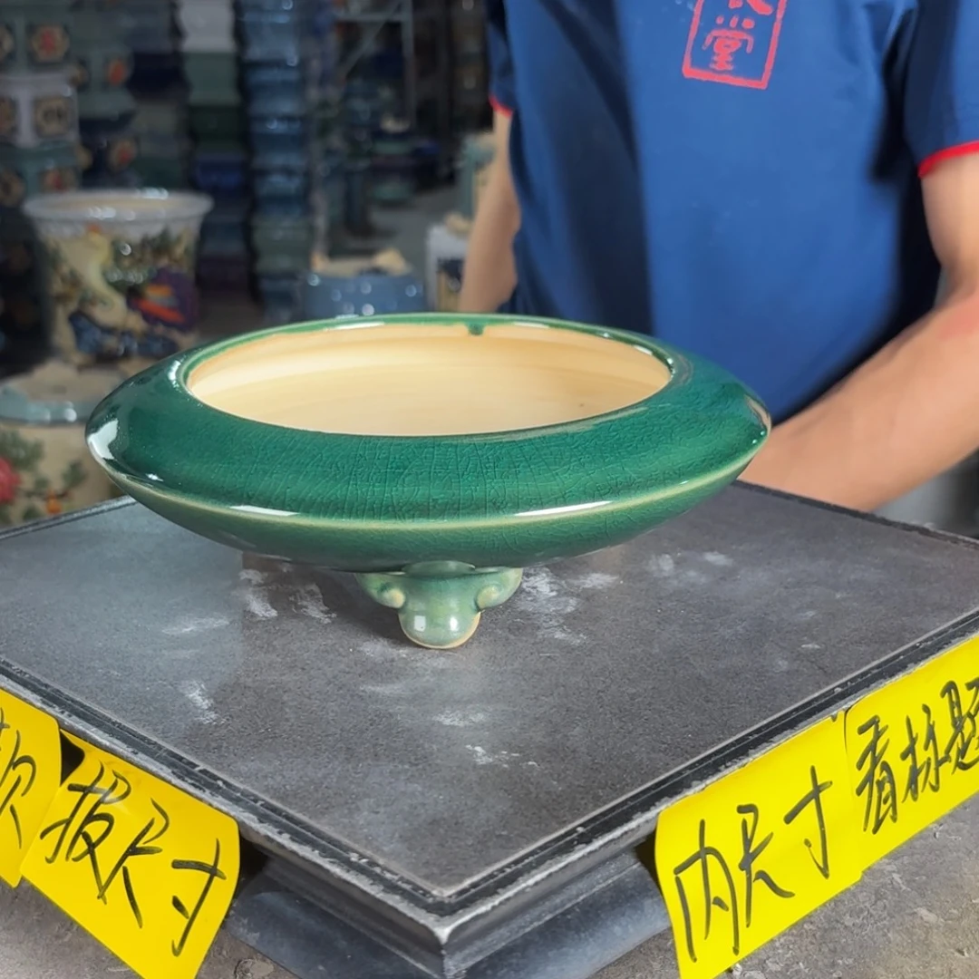 一风堂石湾花盆 内15*3