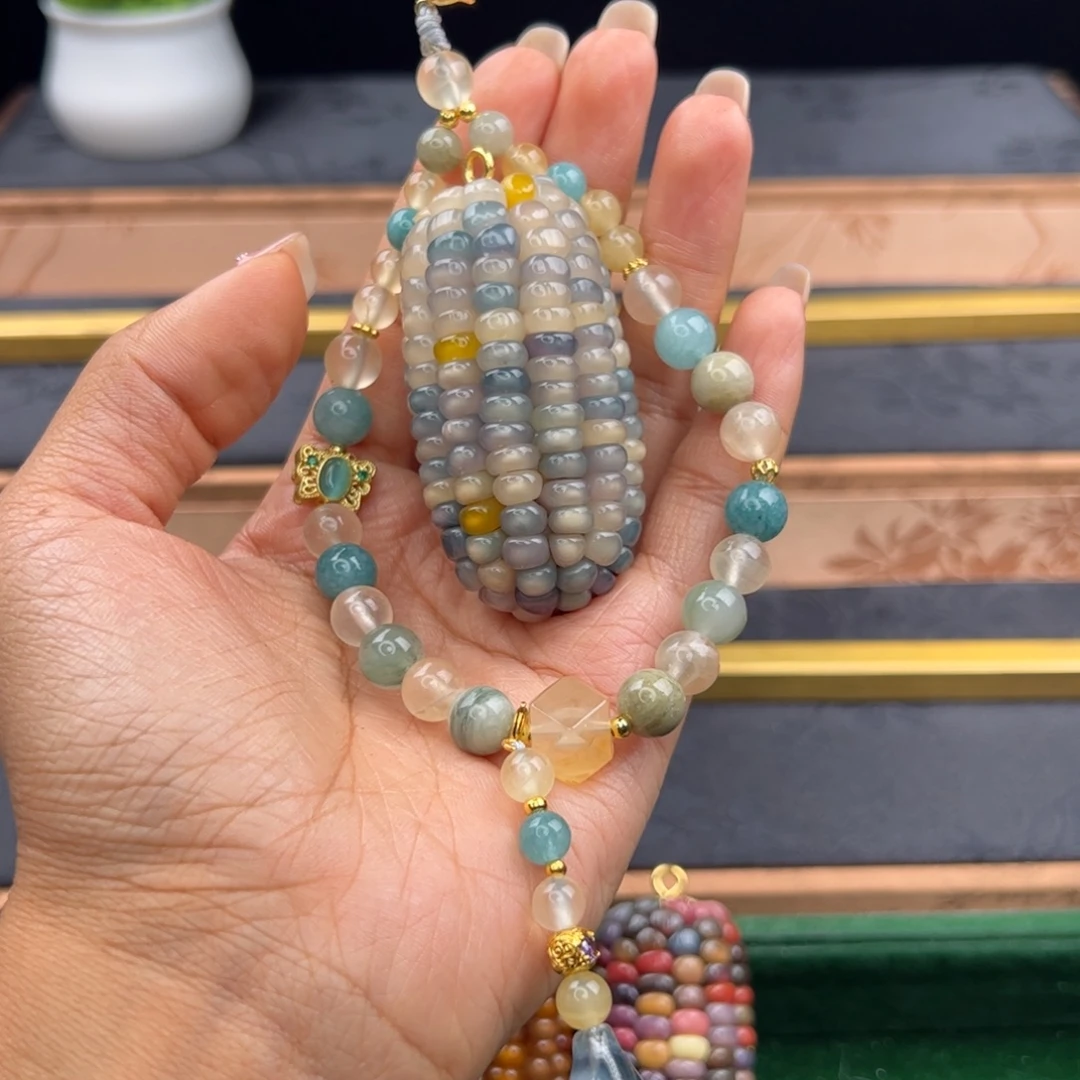 草****非金属七彩文玩玉米专拍链接