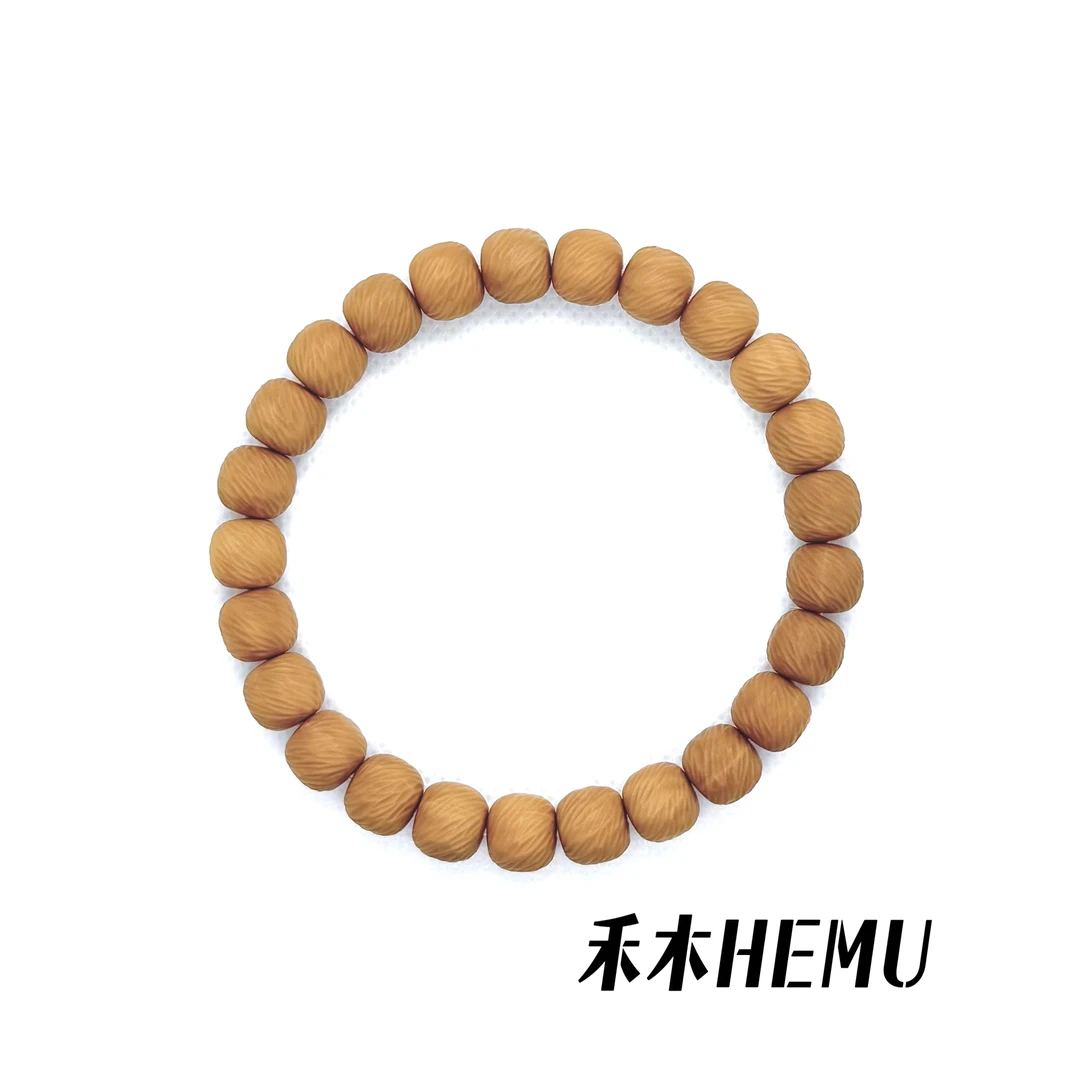【禾木】全品云锦精工原色猴头核桃手串