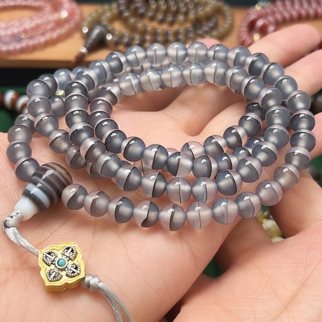 玛瑙/玉髓合金手串